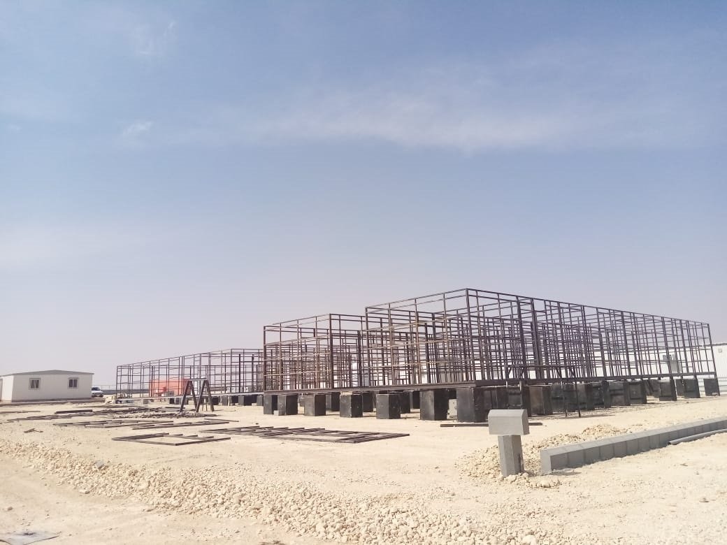 شركة هناجر ومستودعات بالرياض شركة بن غازي لتركيب هناجر حديد ساندوتش بانل هناجر شينكو بجودة عالية واقل الاسعار